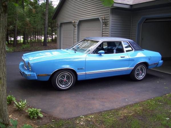 1974 Blue Ford Mustang Coupe