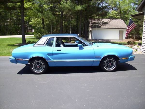 1974 Blue Ford Mustang Coupe