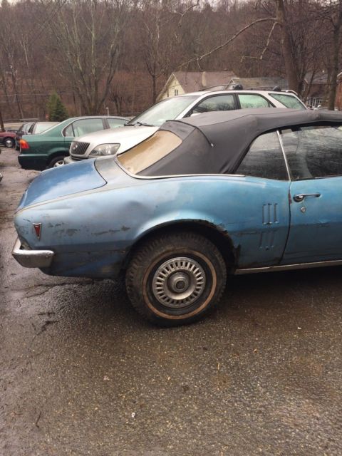 1968 Alpine Blue Pontiac Firebird Convertible