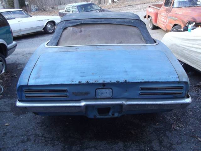 1968 Alpine Blue Pontiac Firebird Convertible