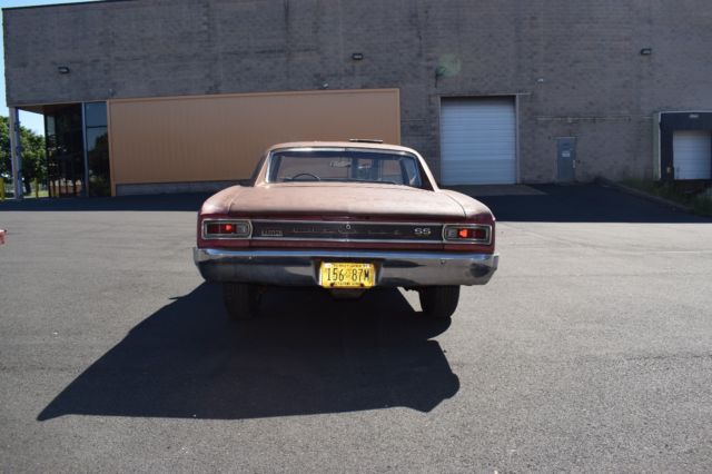 1966 Red Chevrolet Chevelle Coupe