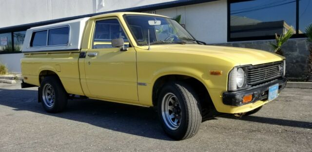 1979 Yellow Toyota Hilux Extended Cab Pickup