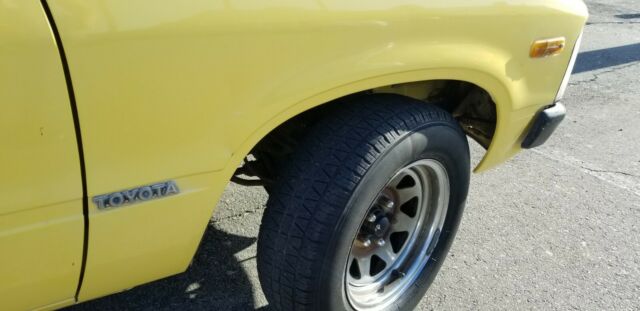1979 Yellow Toyota Hilux Extended Cab Pickup