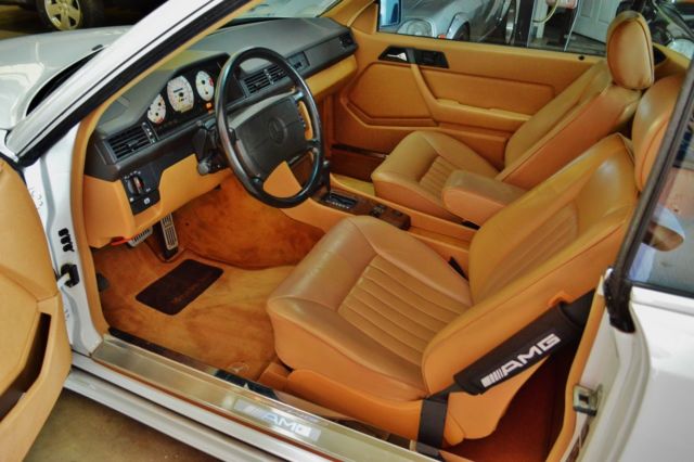 1988 White Mercedes-Benz 300-Series Coupe