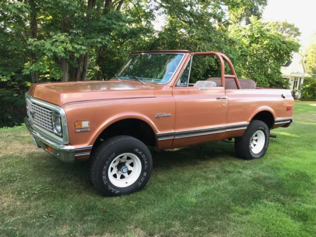 1972 Bronze Chevrolet Blazer Convertible w/ Hardtop