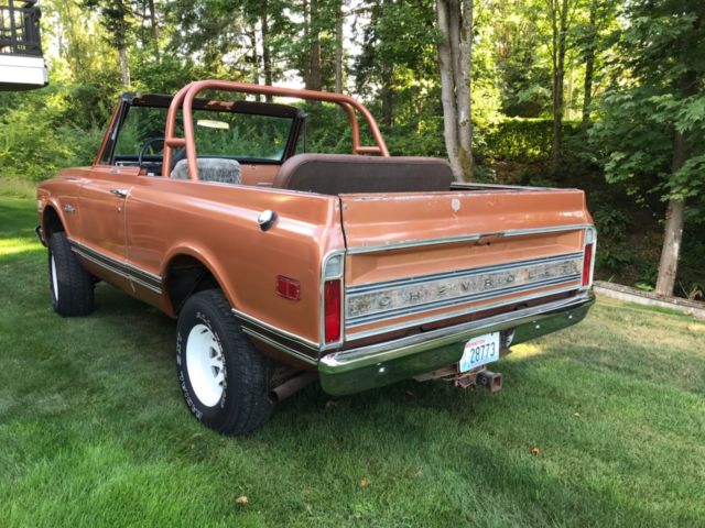 1972 Bronze Chevrolet Blazer Convertible w/ Hardtop