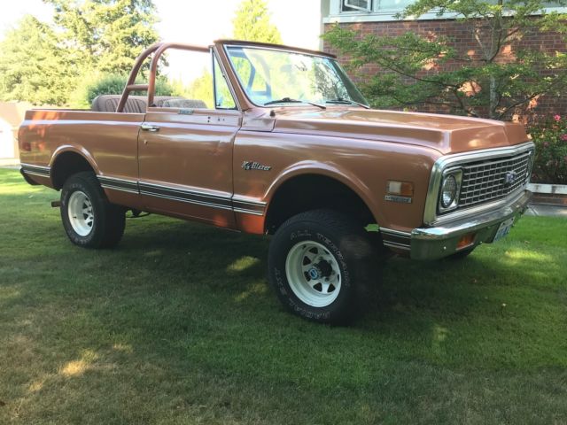 1972 Bronze Chevrolet Blazer Convertible w/ Hardtop