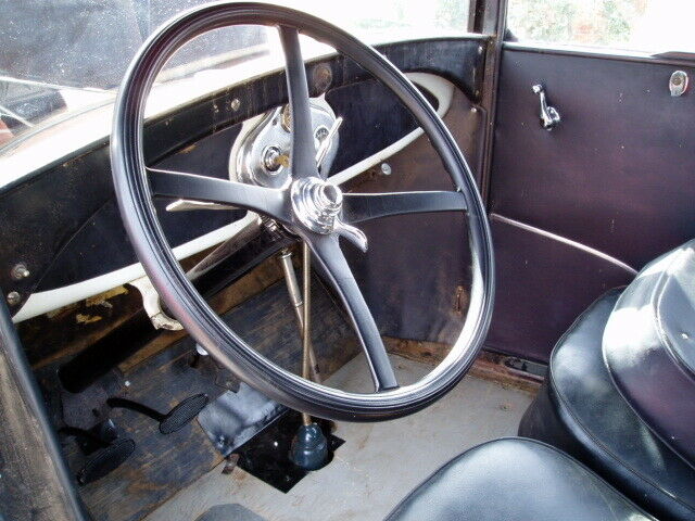 1929 Black Ford Model A Sedan