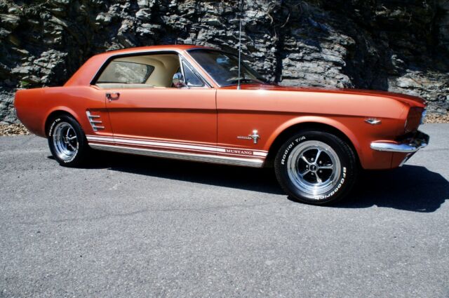 1966 Orange Ford Mustang Coupe