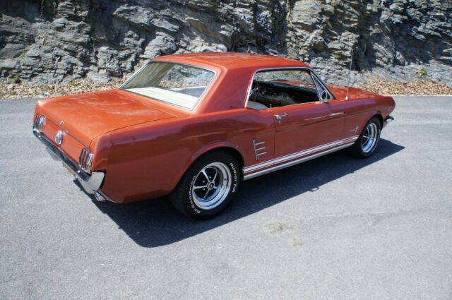 1966 Orange Ford Mustang Coupe