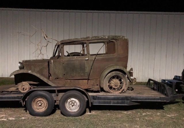 1930 Rust was black Ford Model A Coupe