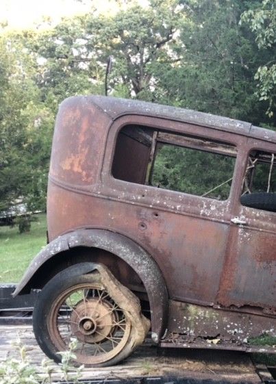 1930 Rust was black Ford Model A Coupe