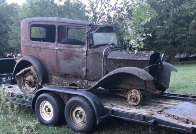 1930 Rust was black Ford Model A Coupe
