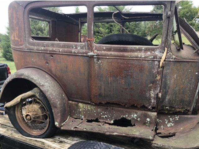1930 Rust was black Ford Model A Coupe