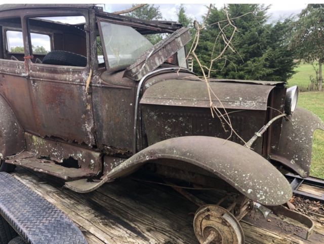 1930 Rust was black Ford Model A Coupe