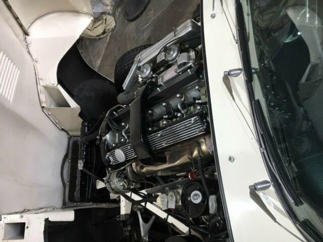 1971 White Jaguar E-Type Convertible