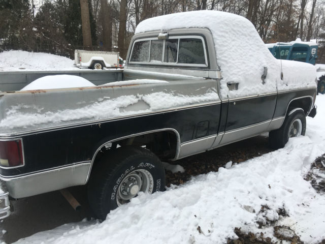 1979 Black/Silver Chevrolet C-10