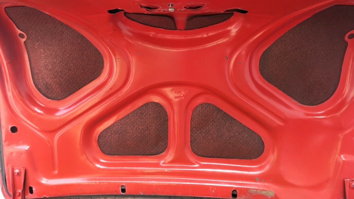 1957 Red and White Chevrolet Bel Air/150/210 Coupe