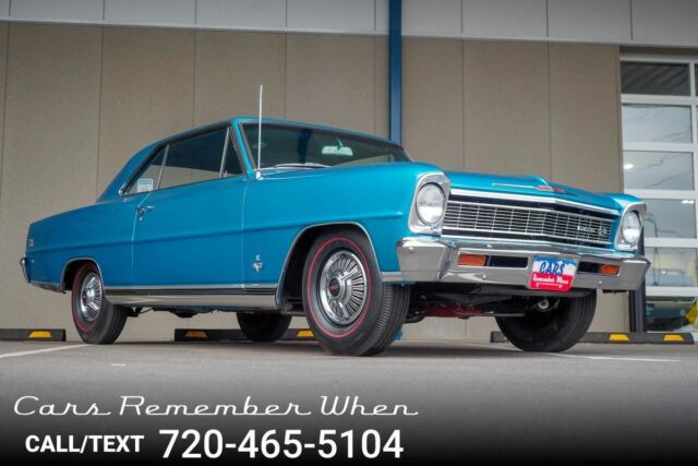 1966 Blue Chevrolet Nova L79 Hardtop --