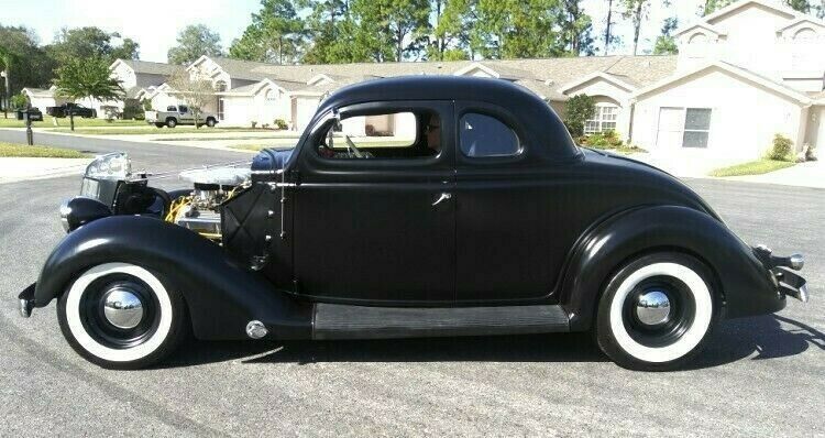 1936 Black Ford Hot rod, Street rod, Rat Rod 5 Window Coupe