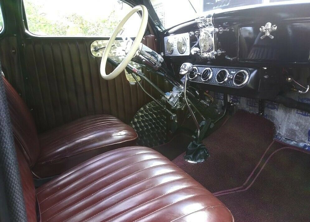 1936 Black Ford Hot rod, Street rod, Rat Rod 5 Window Coupe