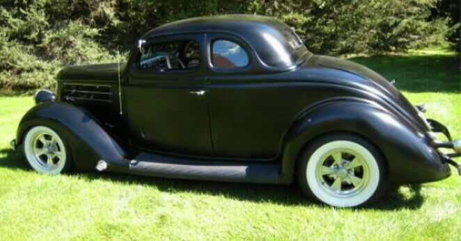 1936 Black Ford Hot rod, Street rod, Rat Rod 5 Window Coupe
