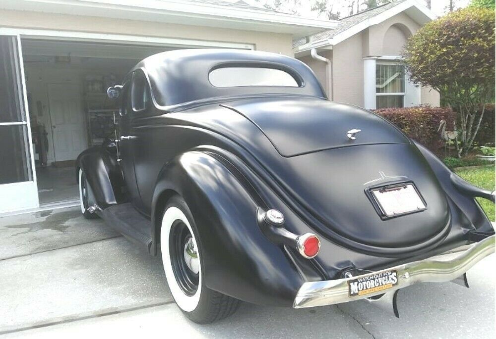 1936 Black Ford Hot rod, Street rod, Rat Rod 5 Window Coupe