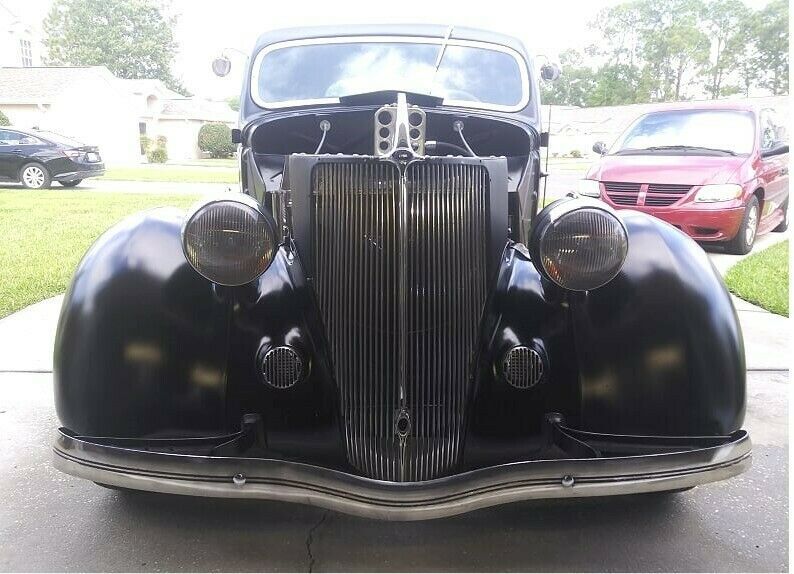1936 Black Ford Hot rod, Street rod, Rat Rod 5 Window Coupe