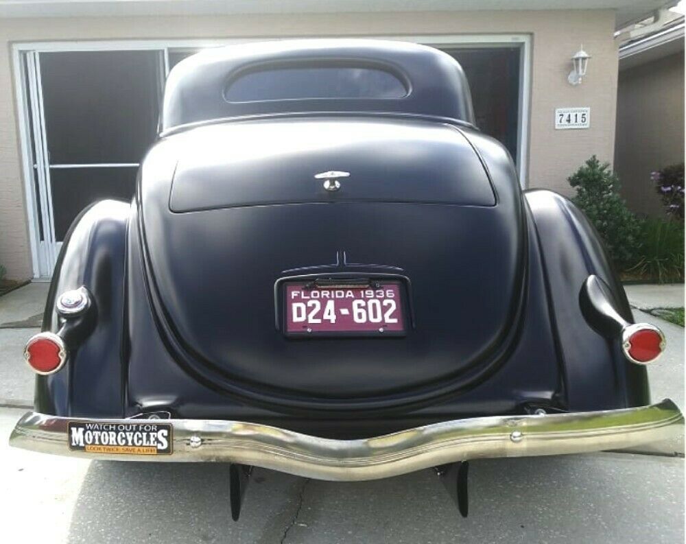 1936 Black Ford Hot rod, Street rod, Rat Rod 5 Window Coupe
