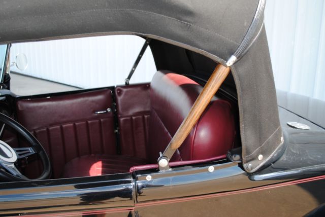 1931 Black Ford Model A Roadster