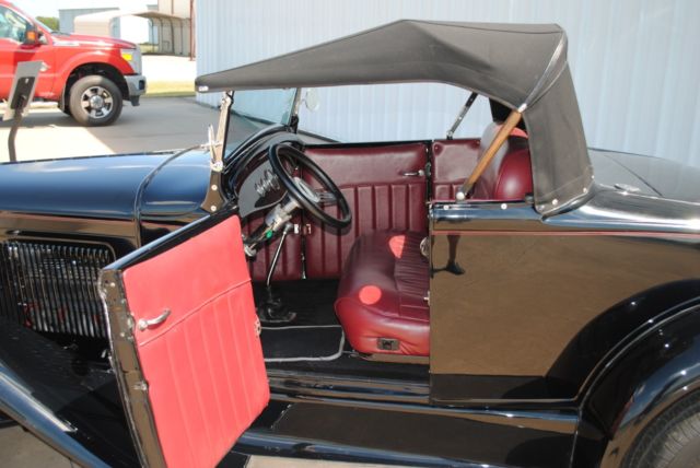 1931 Black Ford Model A Roadster