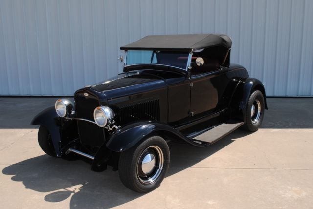 1931 Black Ford Model A Roadster