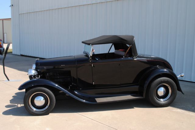 1931 Black Ford Model A Roadster