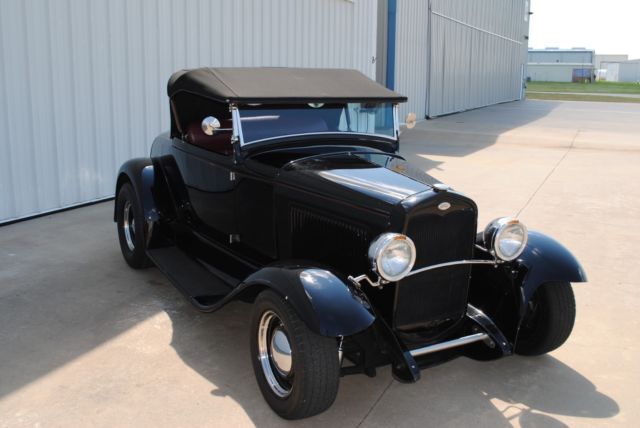 1931 Black Ford Model A Roadster