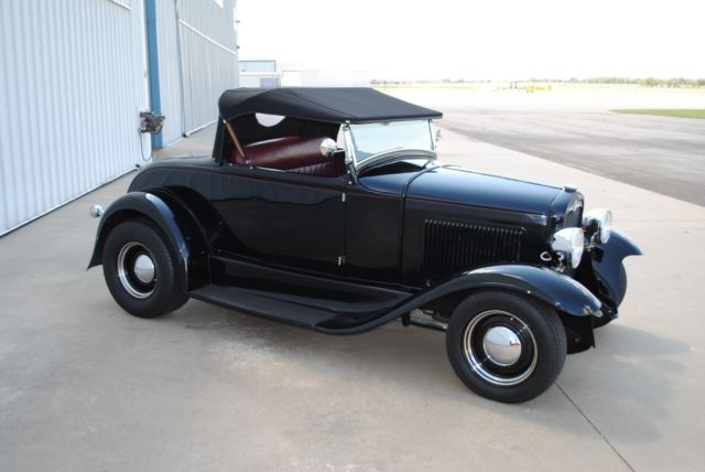 1931 Black Ford Model A Roadster
