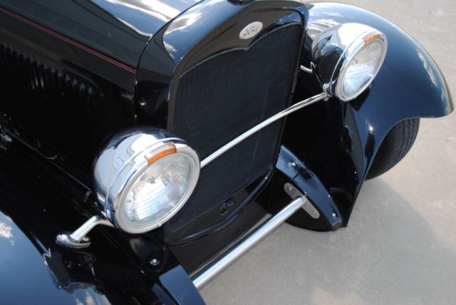 1931 Black Ford Model A Roadster