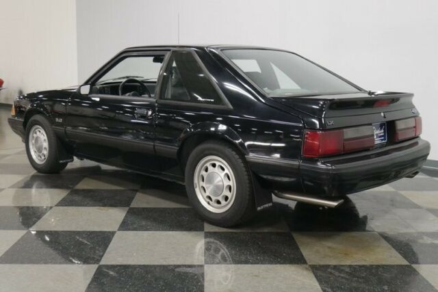 1989 Black Ford Mustang Hatchback