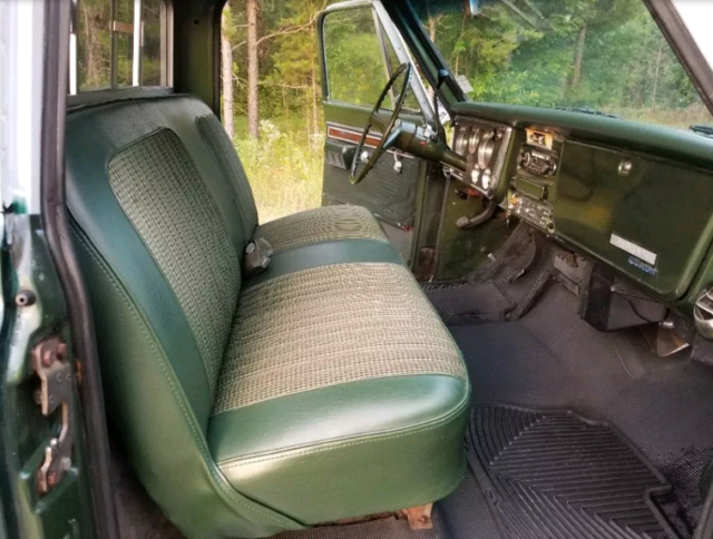 1970 Green/white Chevrolet C-10 Standard Cab Pickup