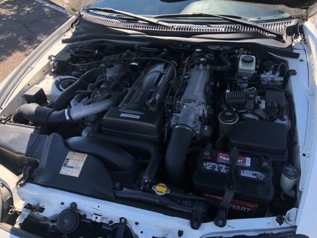 1993 White Toyota Supra Hatchback