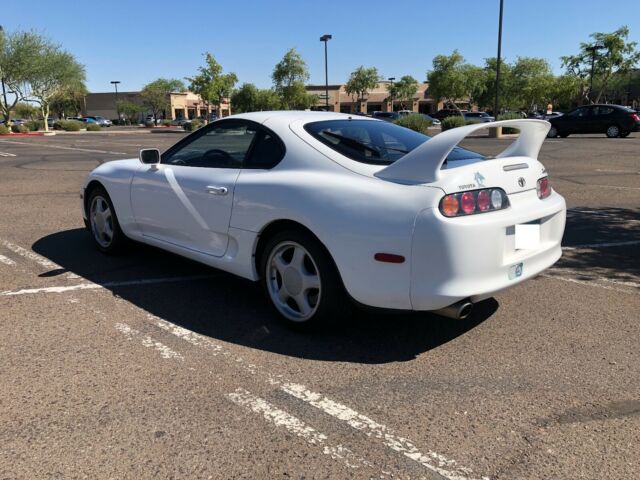 1993 White Toyota Supra Hatchback