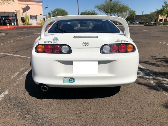 1993 White Toyota Supra Hatchback