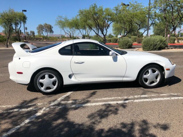 1993 White Toyota Supra Hatchback