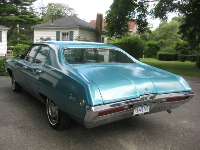 1968 Mist Blue Buick Special Sedan