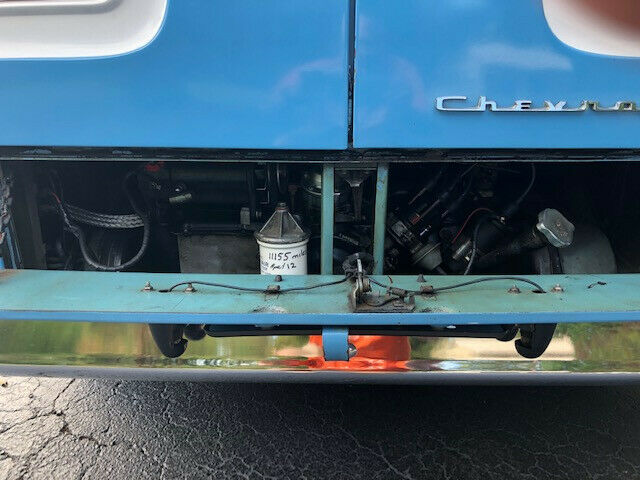 1963 Blue Chevrolet Corvair Van Camper