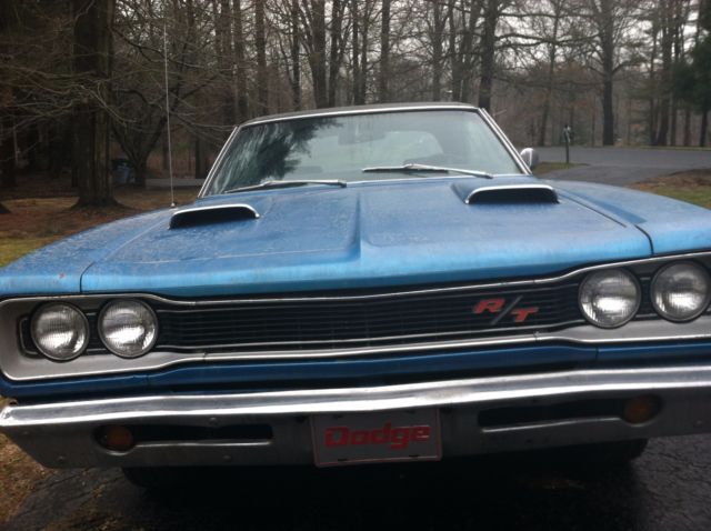 1969 Blue Dodge Coronet Coupe