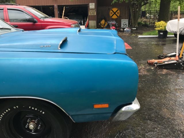 1969 Blue Dodge Coronet Coupe