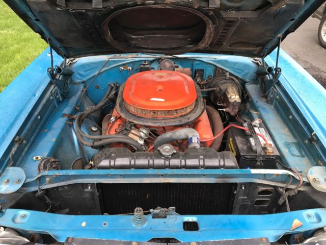 1969 Blue Dodge Coronet Coupe