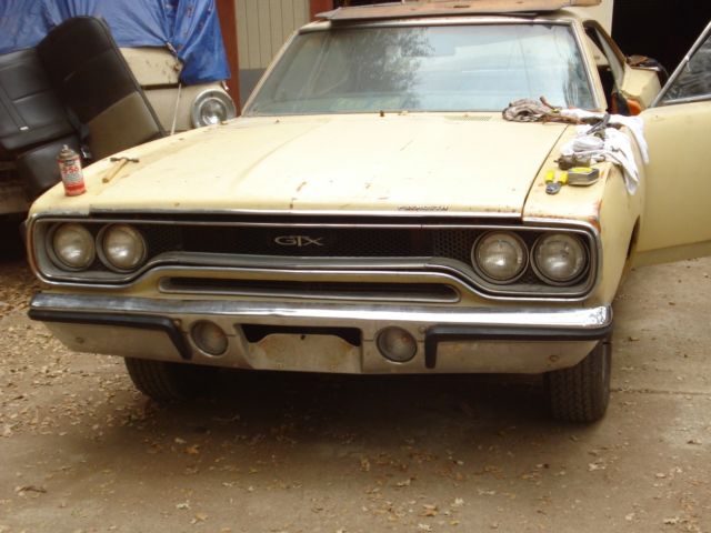 1970 Orange Plymouth GTX hardtop