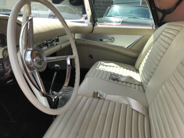 1957 Red Ford Thunderbird Convertible