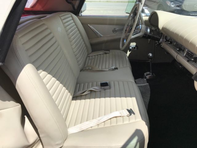 1957 Red Ford Thunderbird Convertible